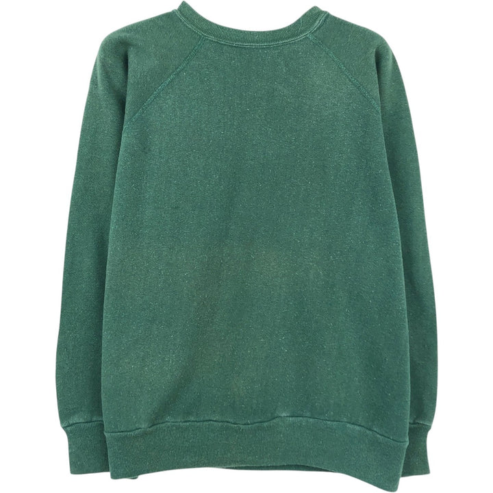 Keep on Truckin' Printed Sweatshirt (Men's Size M) unclear green type Vintage Second Hand