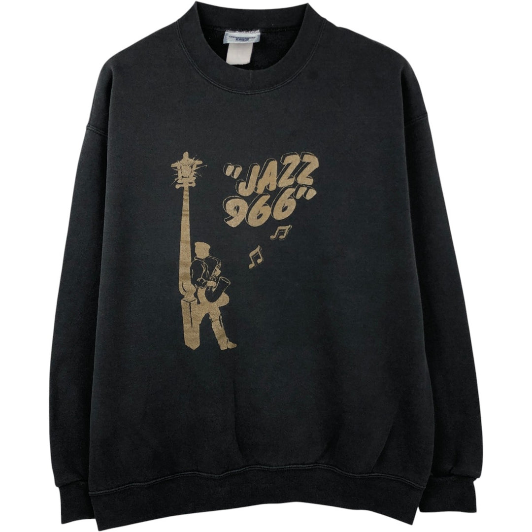 Lee printed sweatshirt, men's size L equivalent, vintage. unclear black type Vintage Second Hand