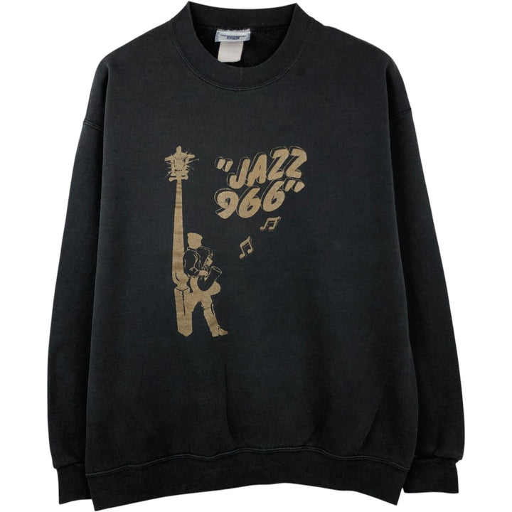 Lee printed sweatshirt, men's size L equivalent, vintage. unclear black type Vintage Second Hand