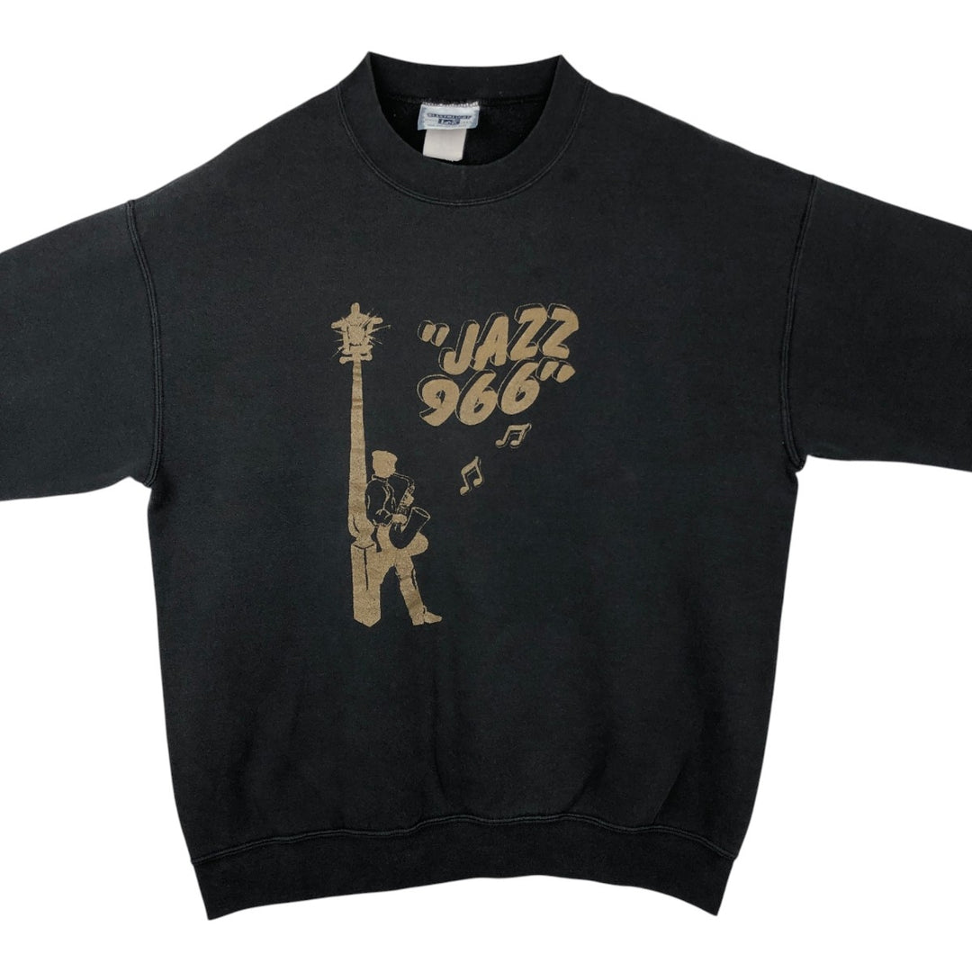 Lee printed sweatshirt, men's size L equivalent, vintage. unclear black type Vintage Second Hand