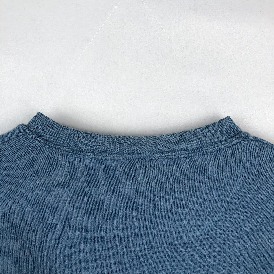 90'S Jerzees Printed Sweatshirt, Made in USA, Men's XL, Vintage cotton blue type Vintage Second Hand