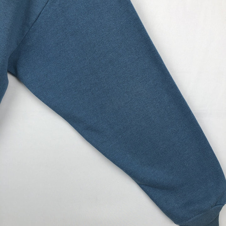 90'S Jerzees Printed Sweatshirt, Made in USA, Men's XL, Vintage cotton blue type Vintage Second Hand