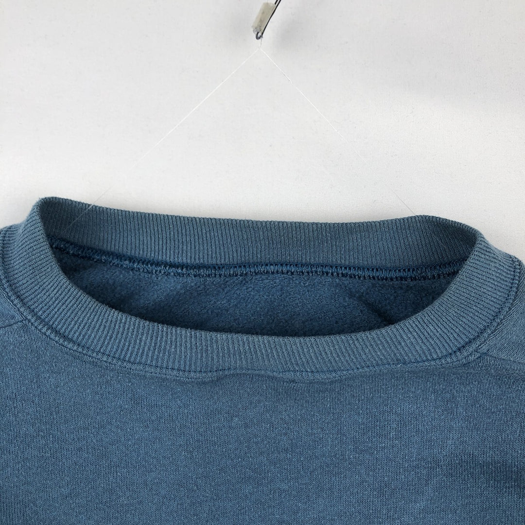 90'S Jerzees Printed Sweatshirt, Made in USA, Men's XL, Vintage cotton blue type Vintage Second Hand