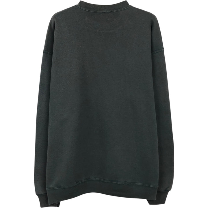90'S Marathon Apparel Silver Line Outfitters Printed Sweatshirt, Made in USA, Men's Size L (approx.), Vintage polyester Green type dark green Vintage Second Hand