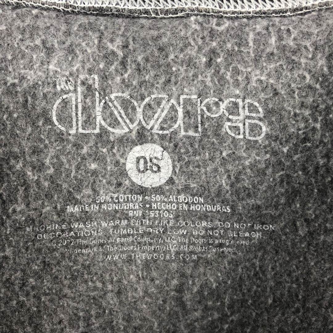 The Doors band sweatshirt/trainer, men's size XXL. cotton gray type Vintage Second Hand
