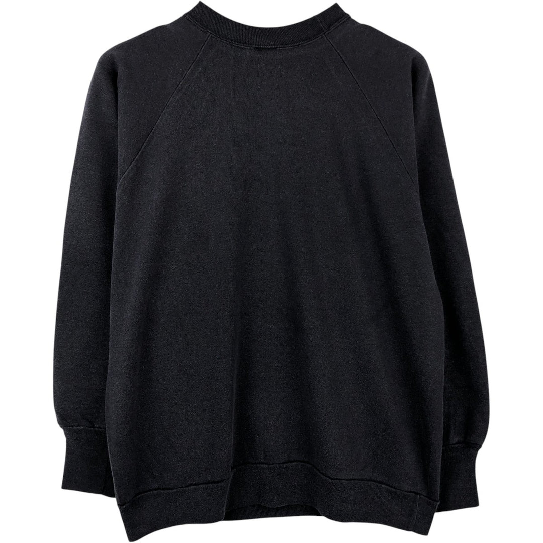 80s-90'S SIGNAL printed sweatshirt, made in USA, men's size XL equivalent. polyester black type Vintage Second Hand
