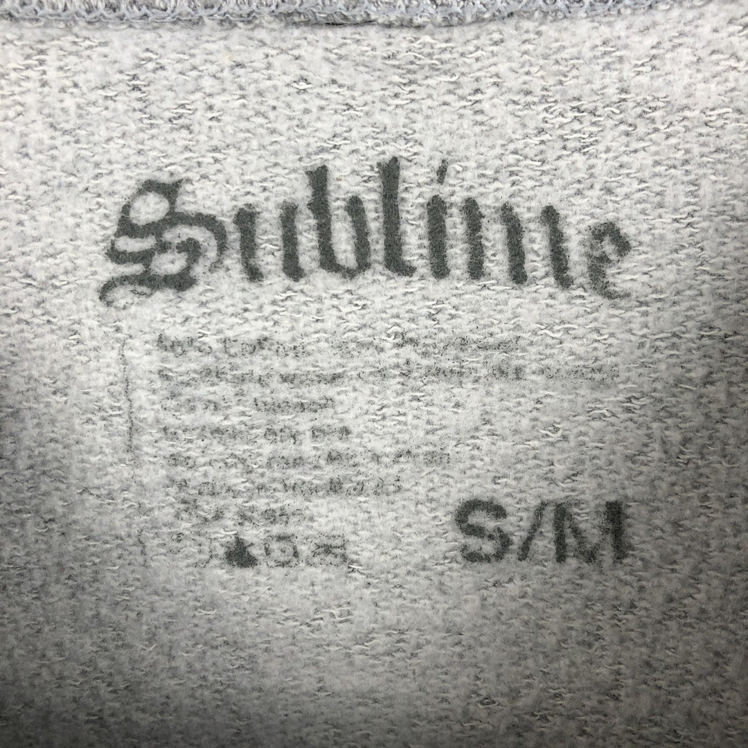 SUBLIME Band Sweatshirt Trainer Men's XXL equivalent unclear gray type Vintage Second Hand
