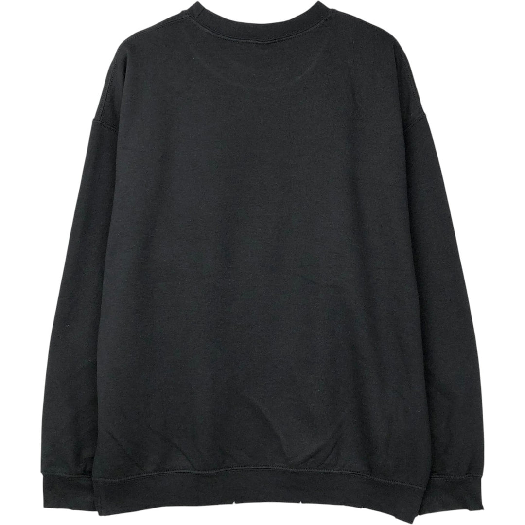 THE ROLLING STONES The Rolling Stones Band Sweatshirt Trainer Men's M size cotton black type Vintage Second Hand