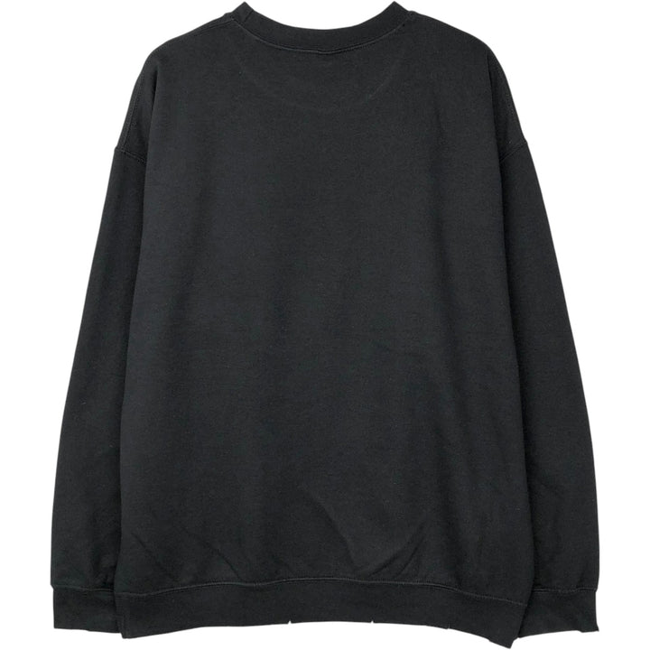 THE ROLLING STONES The Rolling Stones Band Sweatshirt Trainer Men's M size cotton black type Vintage Second Hand