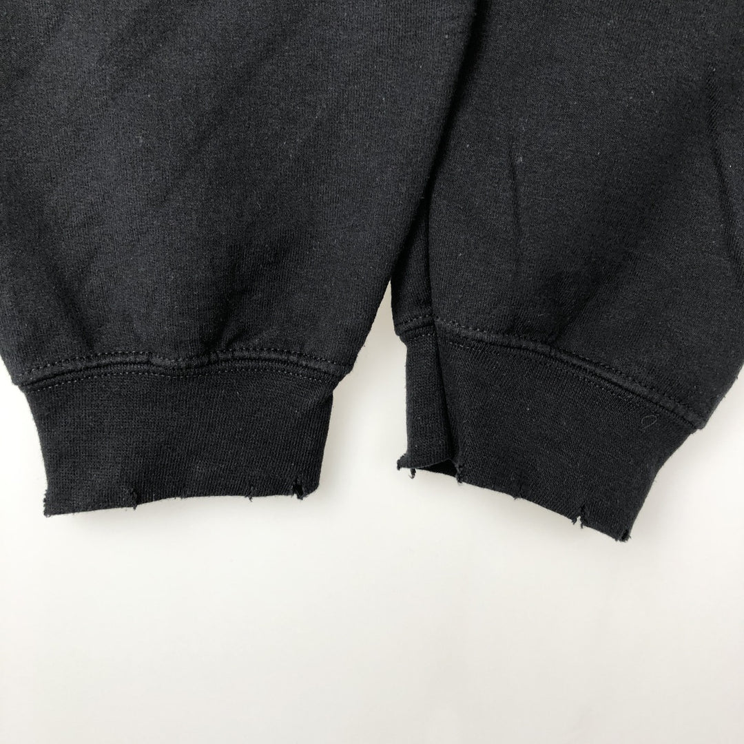 THE ROLLING STONES The Rolling Stones Band Sweatshirt Trainer Men's M size cotton black type Vintage Second Hand
