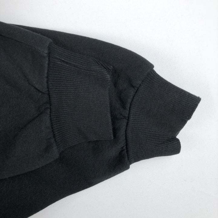 90'S Velva Sheen Printed Sweatshirt, Made in USA, Men's Size L (Equivalent), Vintage cotton black type Vintage Second Hand