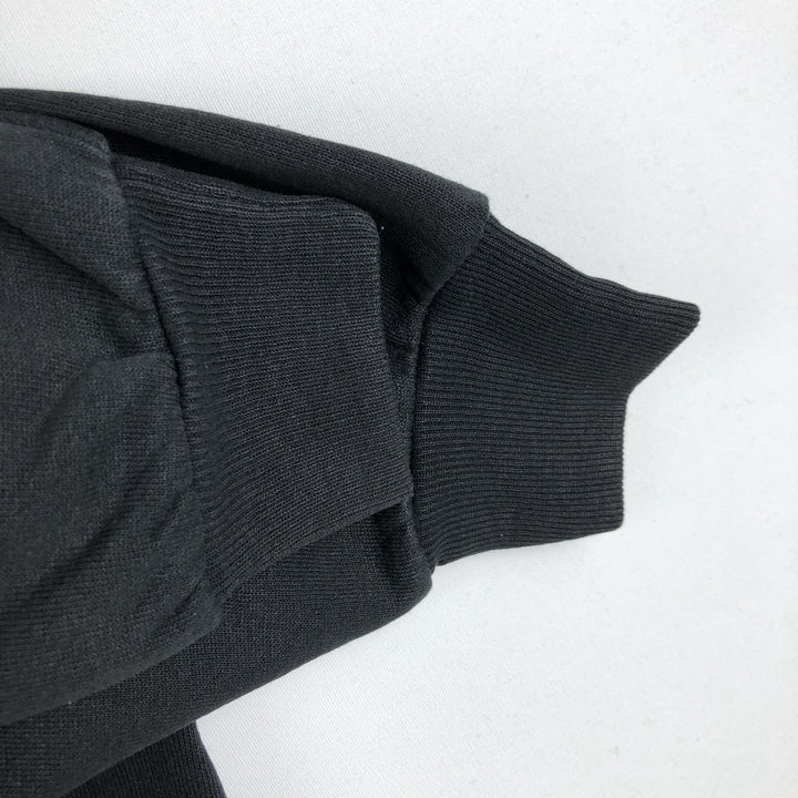 90'S Velva Sheen Printed Sweatshirt, Made in USA, Men's Size L (Equivalent), Vintage cotton black type Vintage Second Hand