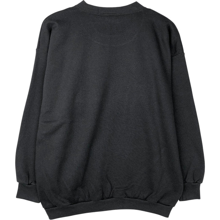 Blender Design Printed Sweatshirt, Made in USA, Men's XXL equivalent. cotton black type Vintage Second Hand