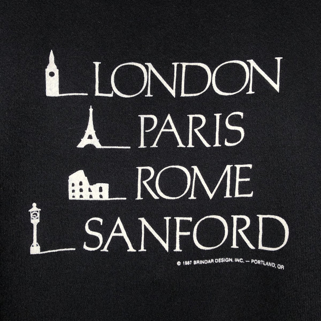 Blender Design Printed Sweatshirt, Made in USA, Men's XXL equivalent. cotton black type Vintage Second Hand