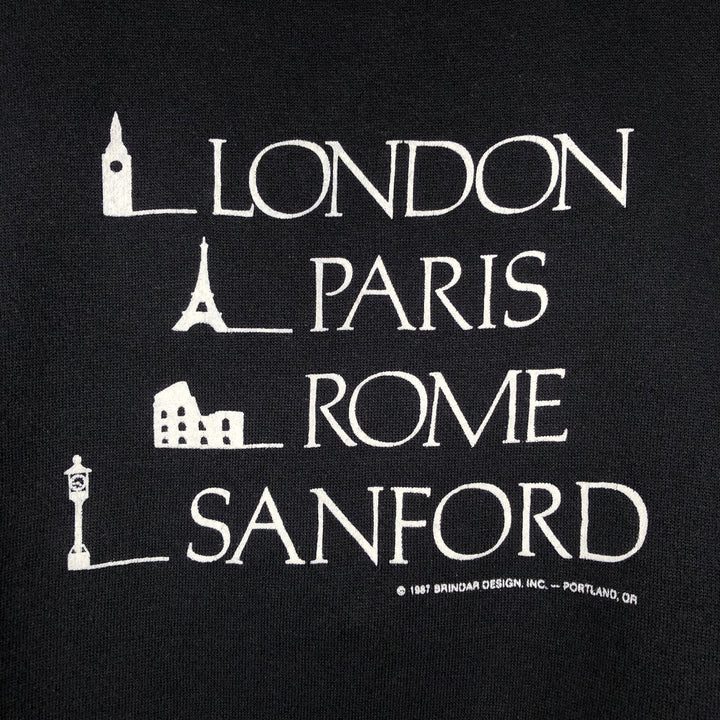 Blender Design Printed Sweatshirt, Made in USA, Men's XXL equivalent. cotton black type Vintage Second Hand