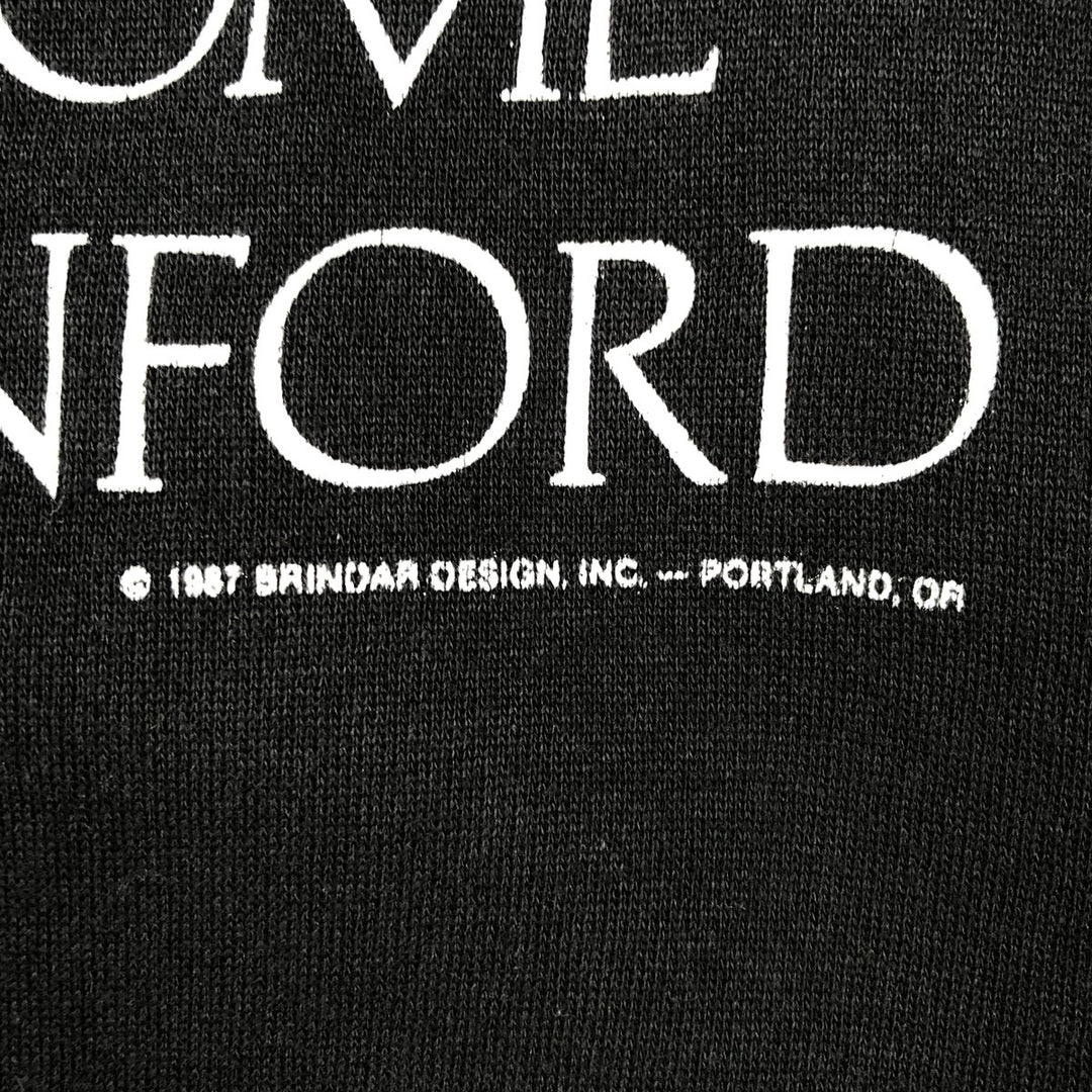 Blender Design Printed Sweatshirt, Made in USA, Men's XXL equivalent. cotton black type Vintage Second Hand