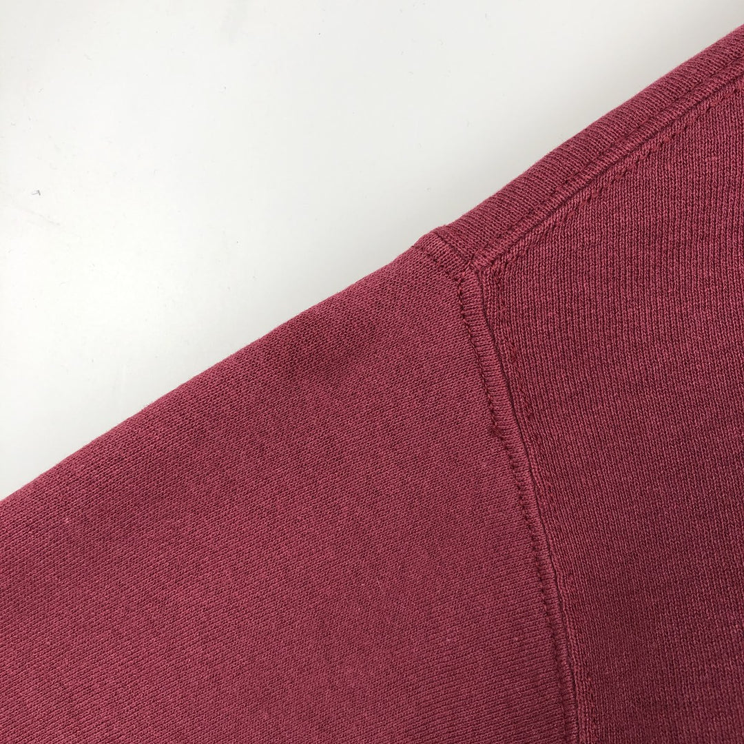 Vintage 90'S Russell printed sweatshirt, size XL, men's cotton burgundy type Vintage Second Hand