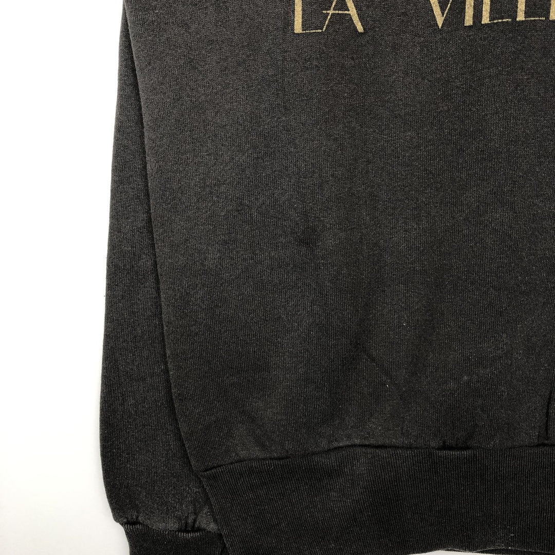 90'S ONEITA POWER-SWEATS Printed Sweatshirt Trainer Made in USA Men's Size L Vintage cotton black type Vintage Second Hand