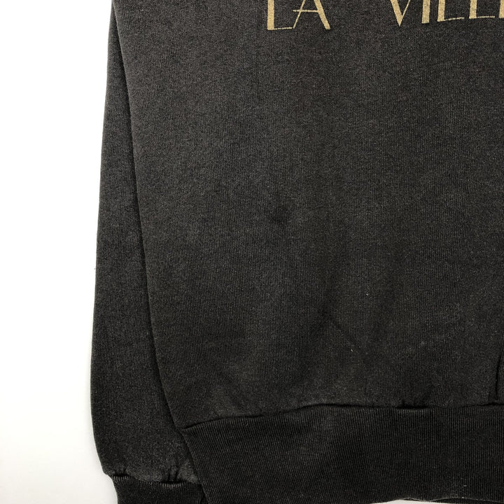 90'S ONEITA POWER-SWEATS Printed Sweatshirt Trainer Made in USA Men's Size L Vintage cotton black type Vintage Second Hand