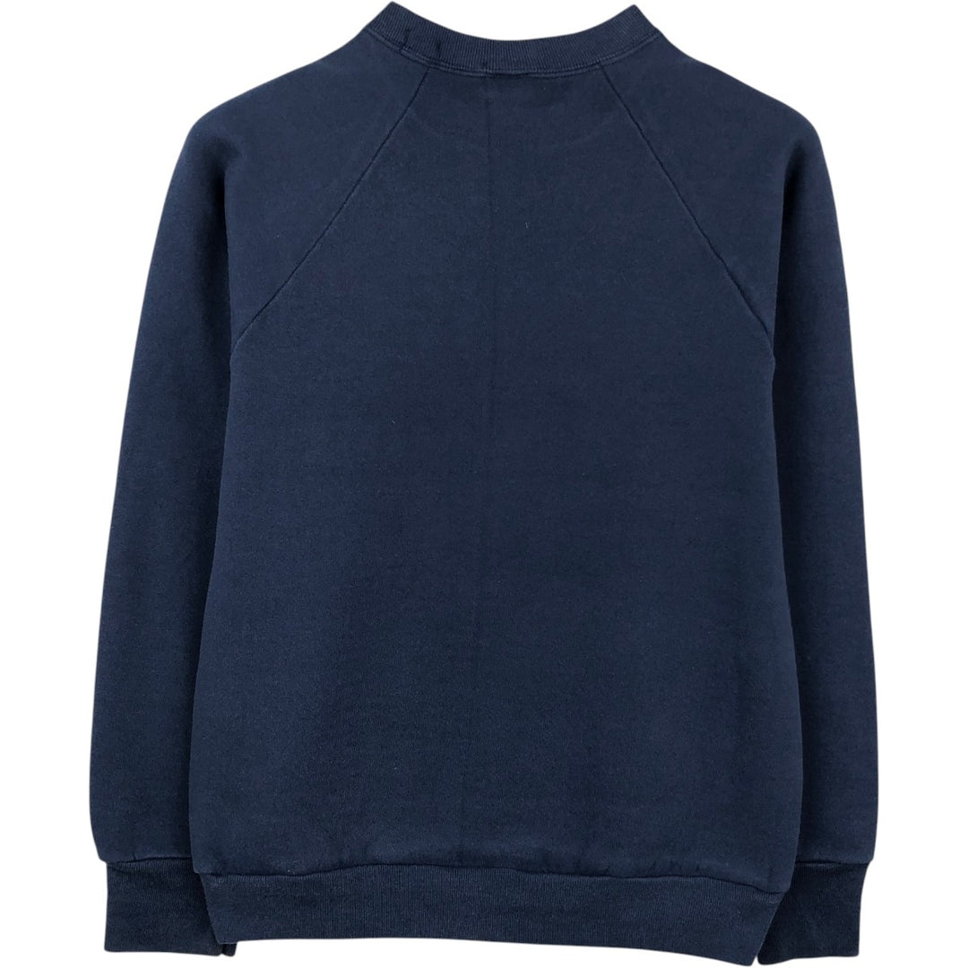 90'S Fruit of the Loom Print Sweatshirt, Made in USA, Men's Size M (approx.), Vintage cotton navy blue type Vintage Second Hand