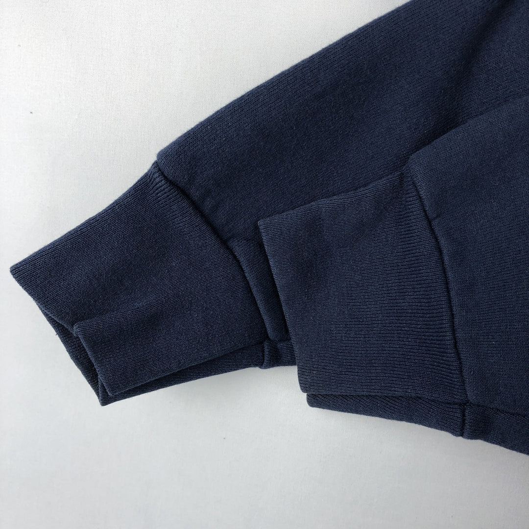 90'S Fruit of the Loom Print Sweatshirt, Made in USA, Men's Size M (approx.), Vintage cotton navy blue type Vintage Second Hand