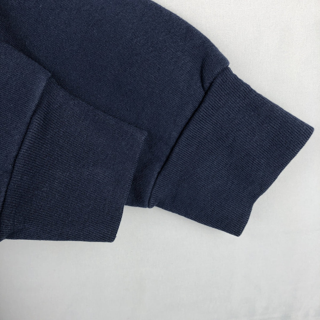 90'S Fruit of the Loom Print Sweatshirt, Made in USA, Men's Size M (approx.), Vintage cotton navy blue type Vintage Second Hand