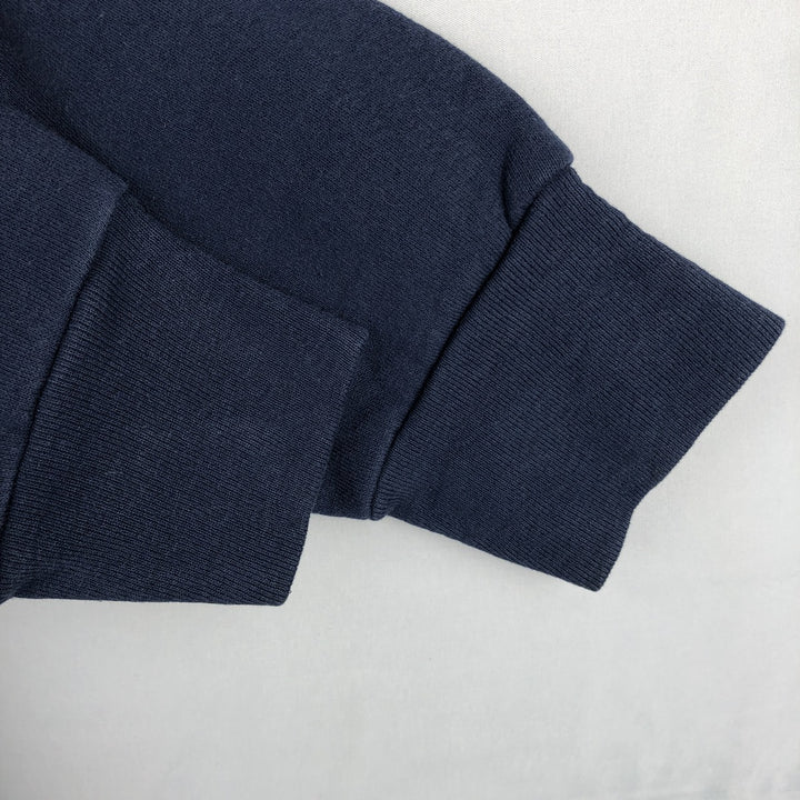 90'S Fruit of the Loom Print Sweatshirt, Made in USA, Men's Size M (approx.), Vintage cotton navy blue type Vintage Second Hand