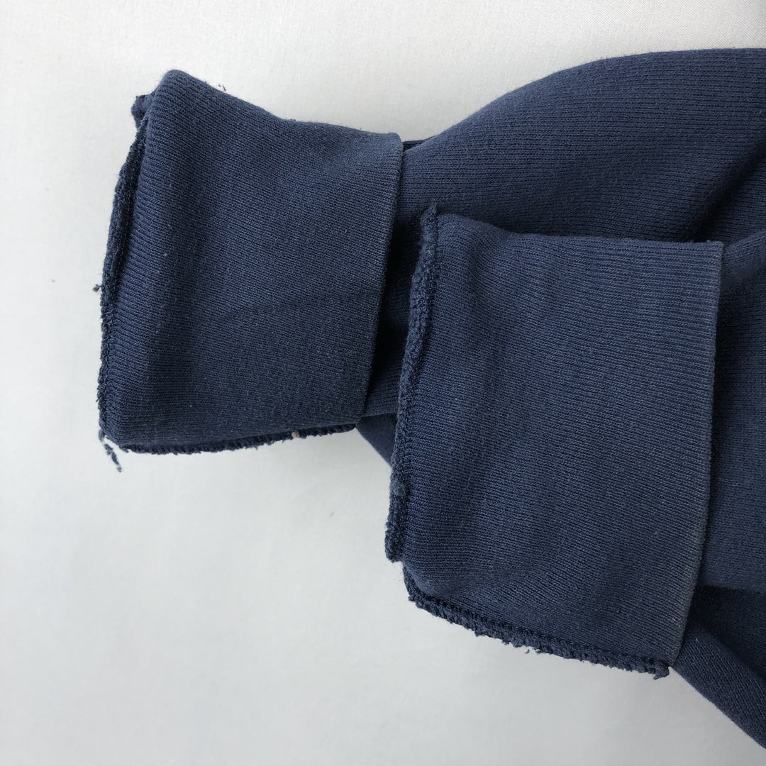 90'S Fruit of the Loom Print Sweatshirt, Made in USA, Men's Size M (approx.), Vintage cotton navy blue type Vintage Second Hand