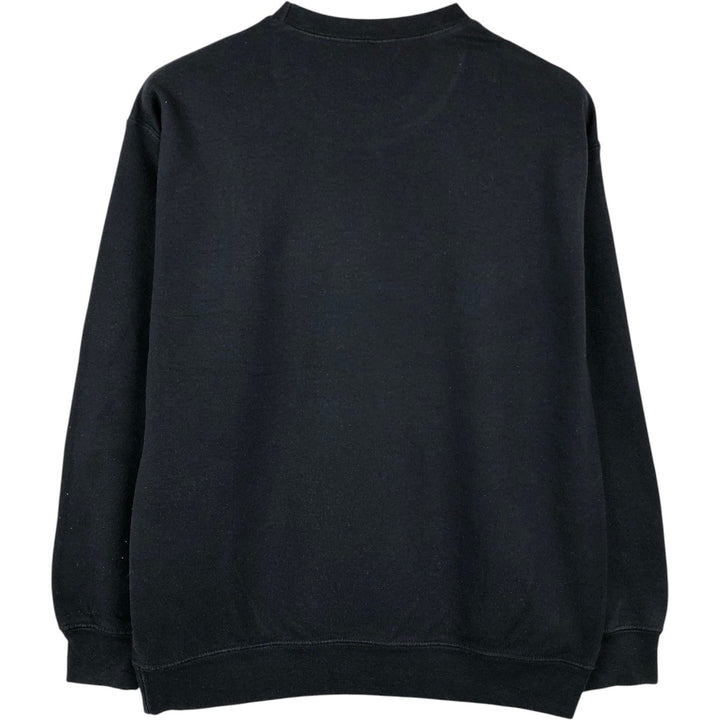 DEF LEPPARD band sweatshirt, size M, men's unclear black type Vintage Second Hand