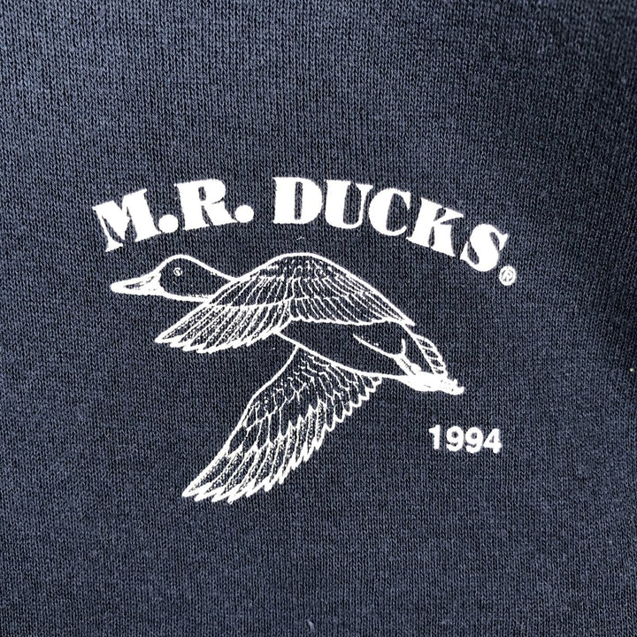 Vintage 90'S Lee print sweatshirt, made in the USA, size M, men's cotton navy blue type Vintage Second Hand