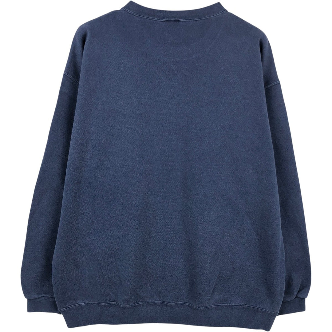 TULTEX Sweatshirt, Men's Size XL (equivalent) cotton navy blue type Vintage Second Hand