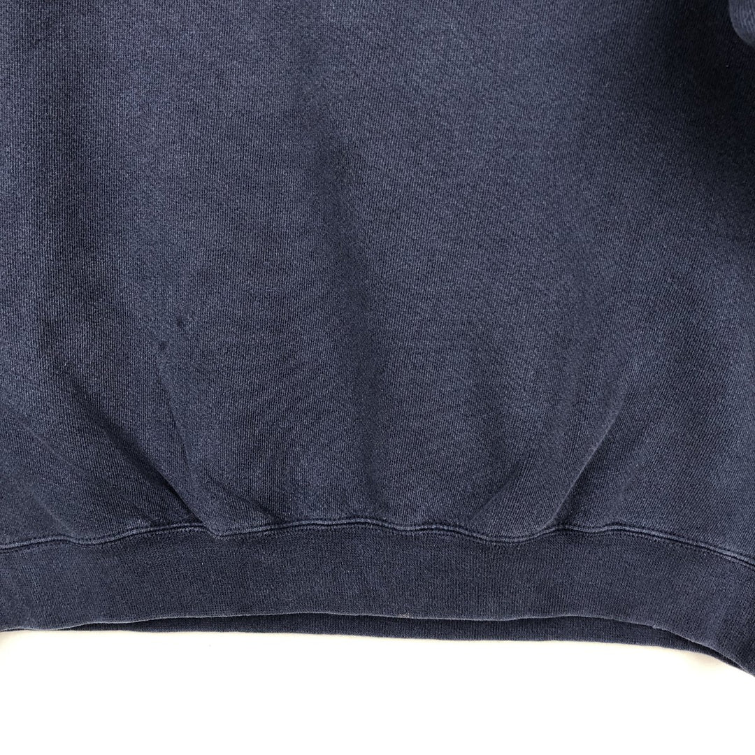 TULTEX Sweatshirt, Men's Size XL (equivalent) cotton navy blue type Vintage Second Hand