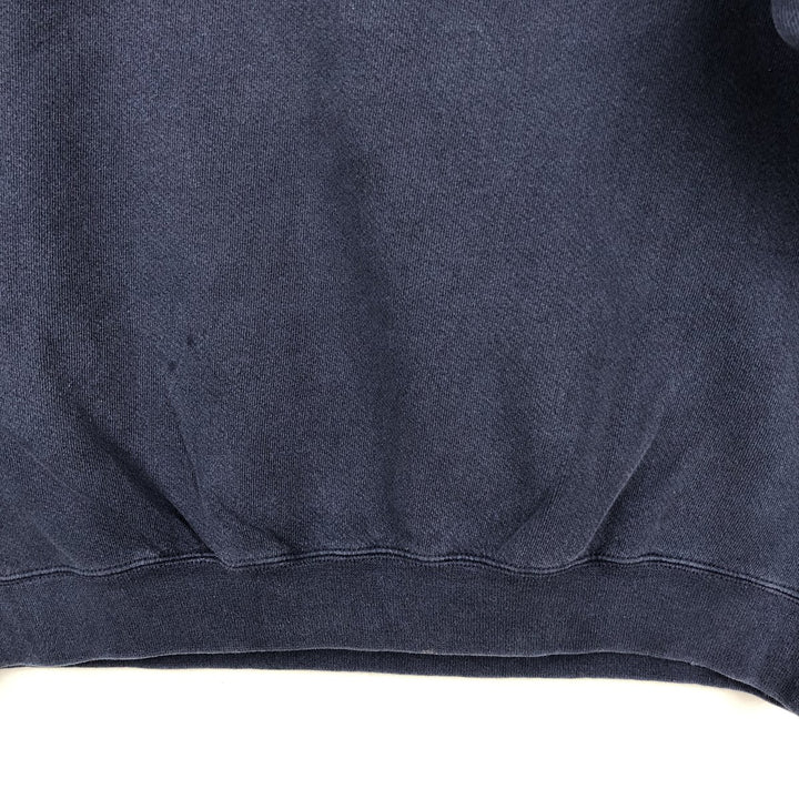 TULTEX Sweatshirt, Men's Size XL (equivalent) cotton navy blue type Vintage Second Hand