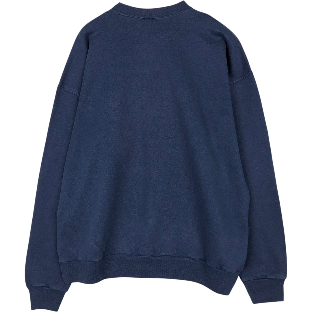 2000'S Hanes Betty Boop character sweatshirt, men's size XL (approx.) cotton navy blue type Vintage Second Hand