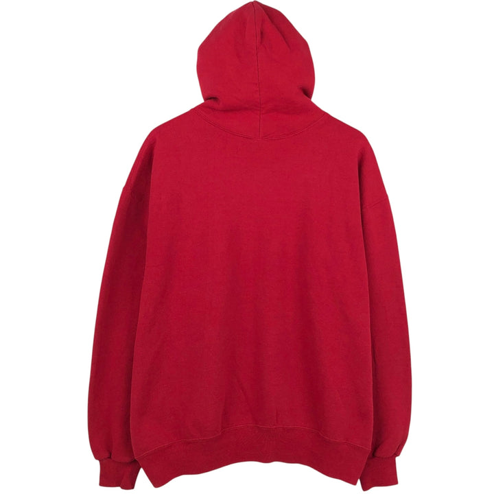 Vintage 90'S Russell College Pullover Hoodie, Made in USA, Men's XL cotton Red type red-purple Vintage Second Hand