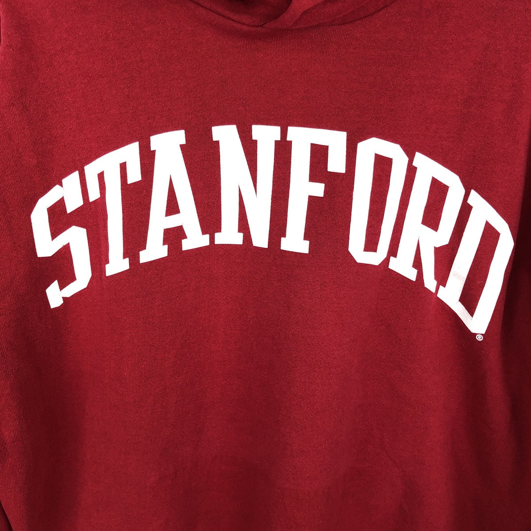 Vintage 90'S Russell College Pullover Hoodie, Made in USA, Men's XL cotton Red type red-purple Vintage Second Hand
