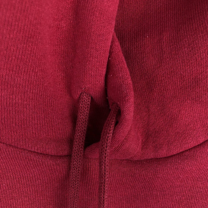 Vintage 90'S Russell College Pullover Hoodie, Made in USA, Men's XL cotton Red type red-purple Vintage Second Hand