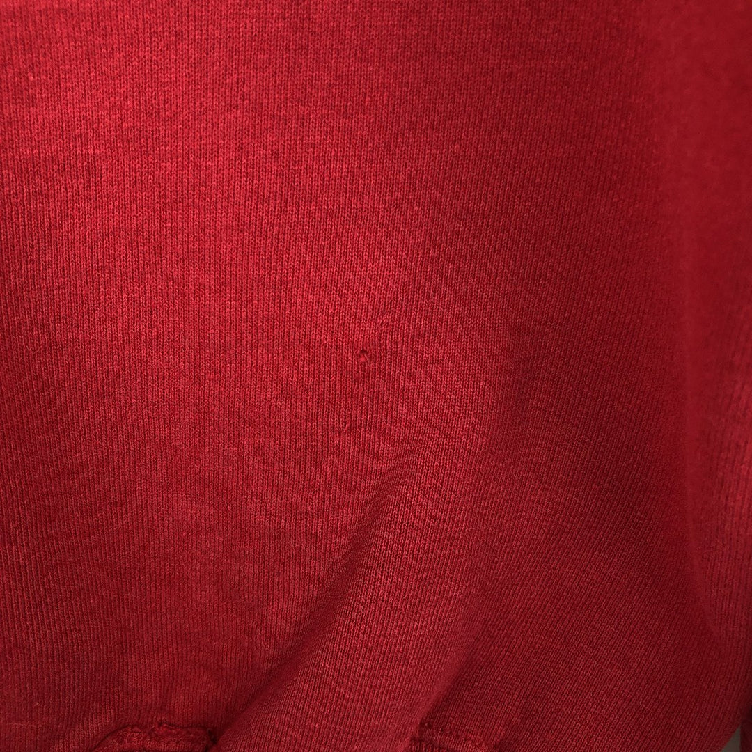 Vintage 90'S Russell College Pullover Hoodie, Made in USA, Men's XL cotton Red type red-purple Vintage Second Hand