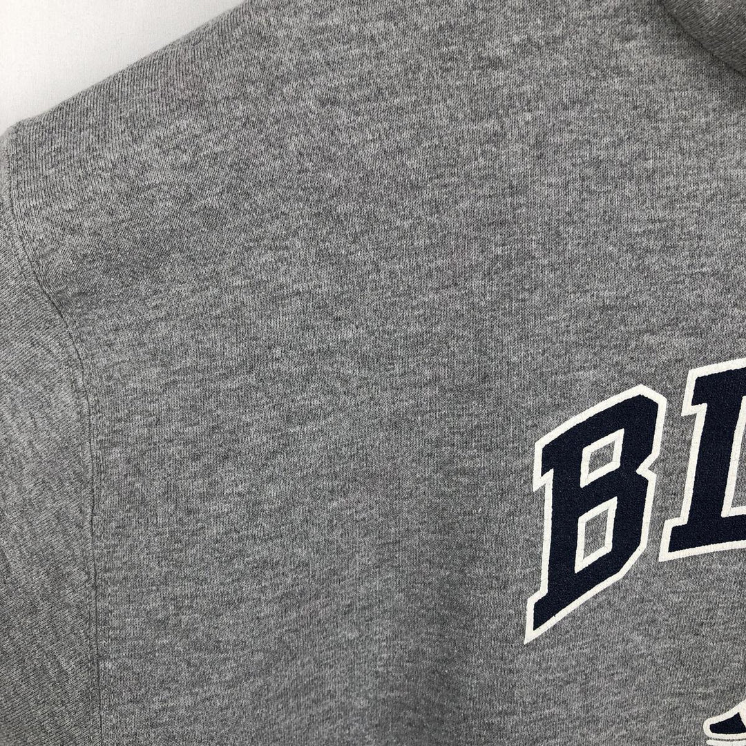 Russell Triple Print College Sweatshirt Pullover Hoodie, Men's Size XL polyester gray type Vintage Second Hand