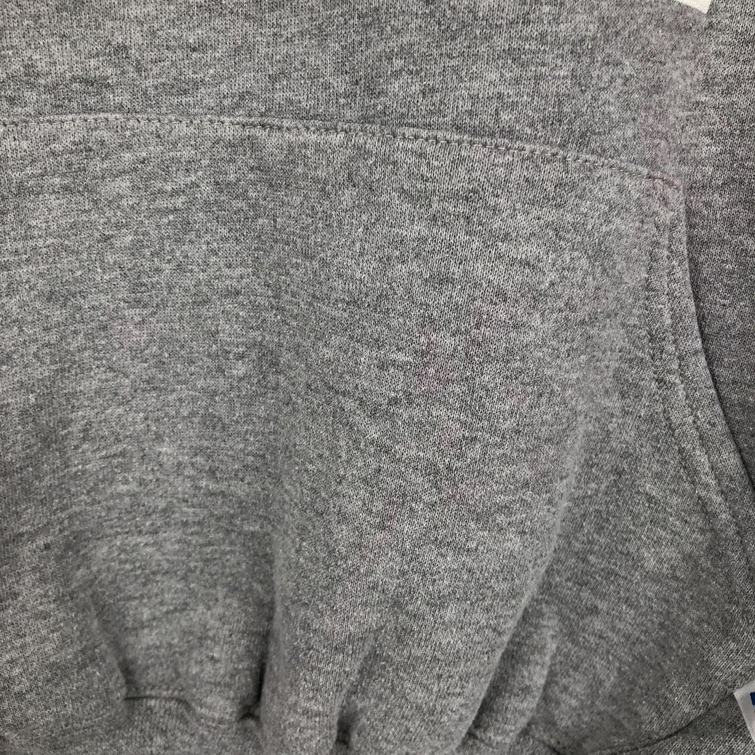 Russell Triple Print College Sweatshirt Pullover Hoodie, Men's Size XL polyester gray type Vintage Second Hand