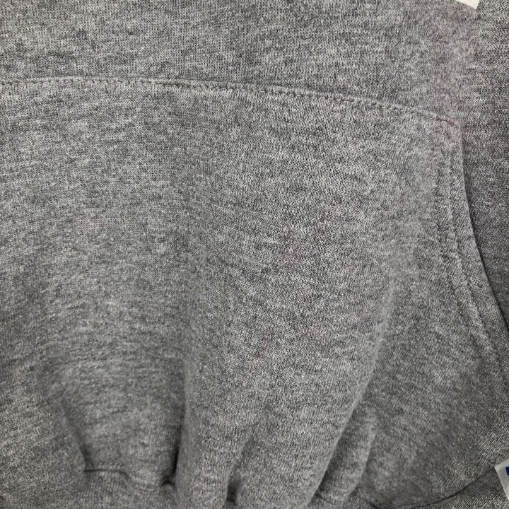 Russell Triple Print College Sweatshirt Pullover Hoodie, Men's Size XL polyester gray type Vintage Second Hand