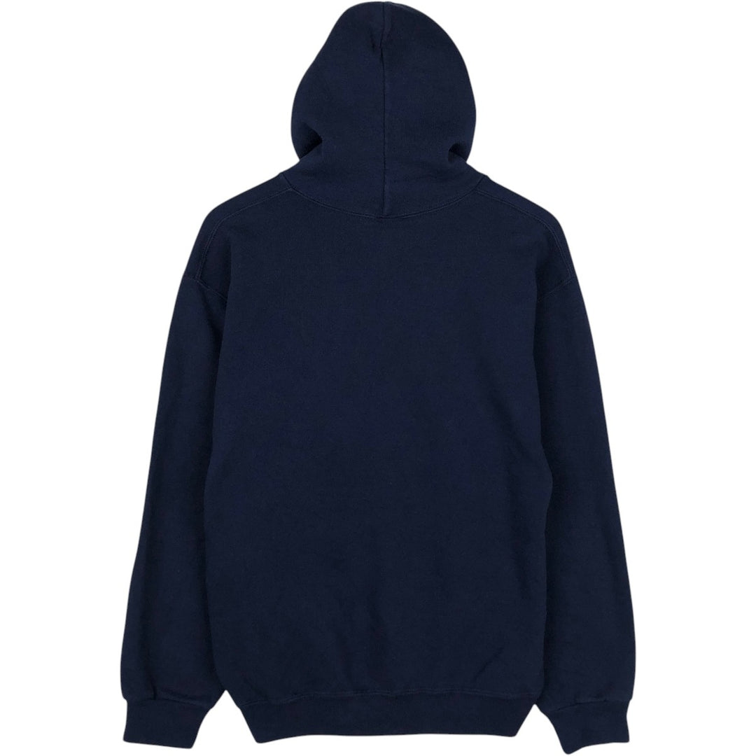 90'S Russell College Sweatshirt Pullover Hoodie, Men's M Size, Vintage cotton navy blue type Vintage Second Hand