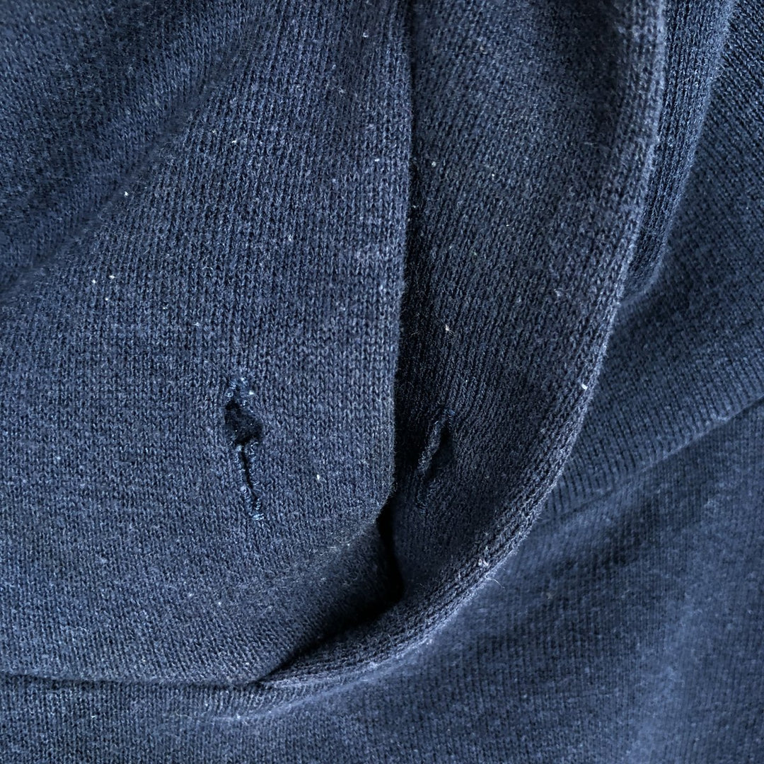 90'S Russell College Sweatshirt Pullover Hoodie, Men's M Size, Vintage cotton navy blue type Vintage Second Hand