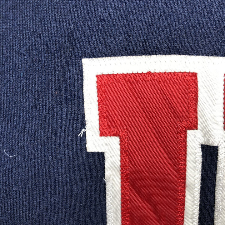 90'S Russell College Sweatshirt Pullover Hoodie, Men's M Size, Vintage cotton navy blue type Vintage Second Hand