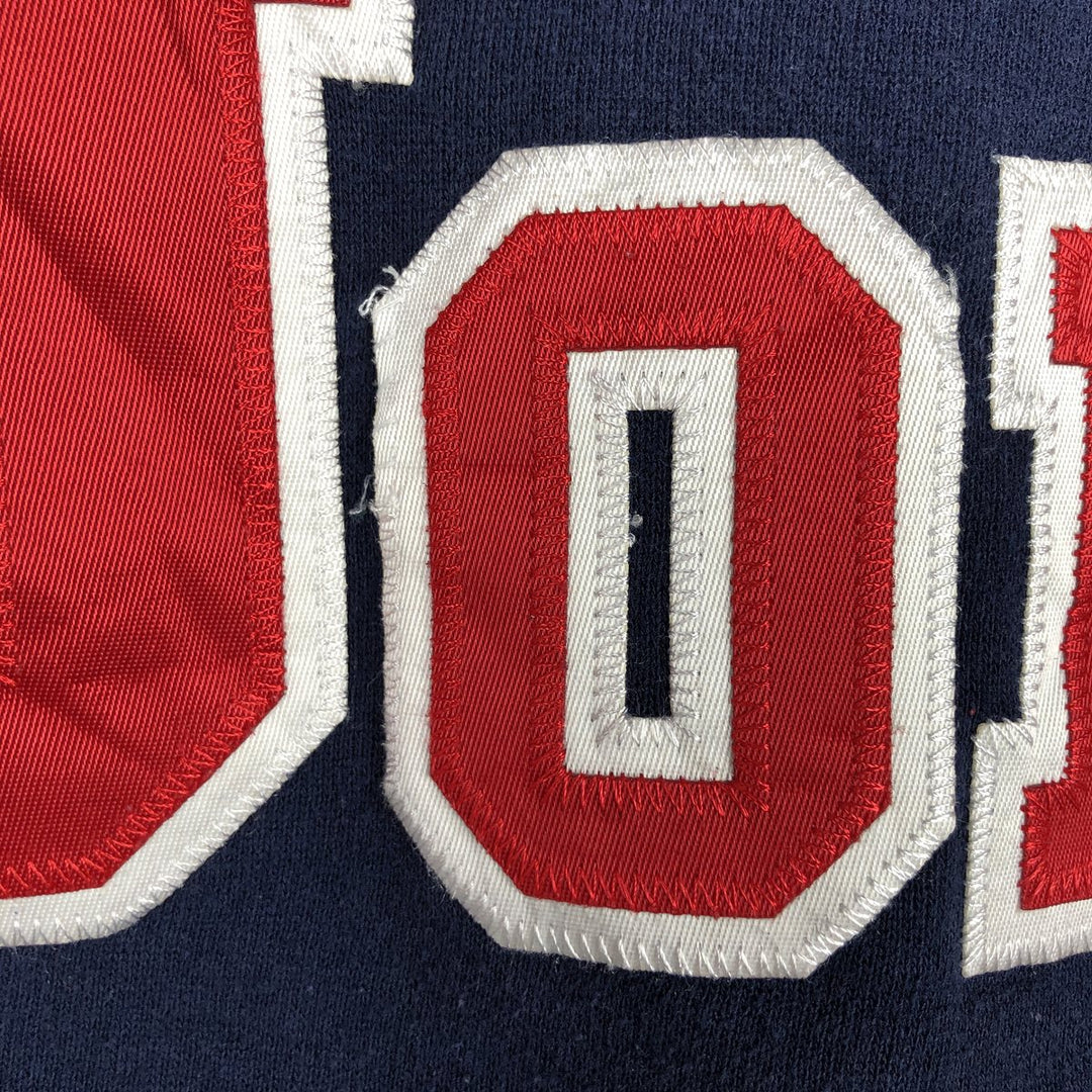90'S Russell College Sweatshirt Pullover Hoodie, Men's M Size, Vintage cotton navy blue type Vintage Second Hand