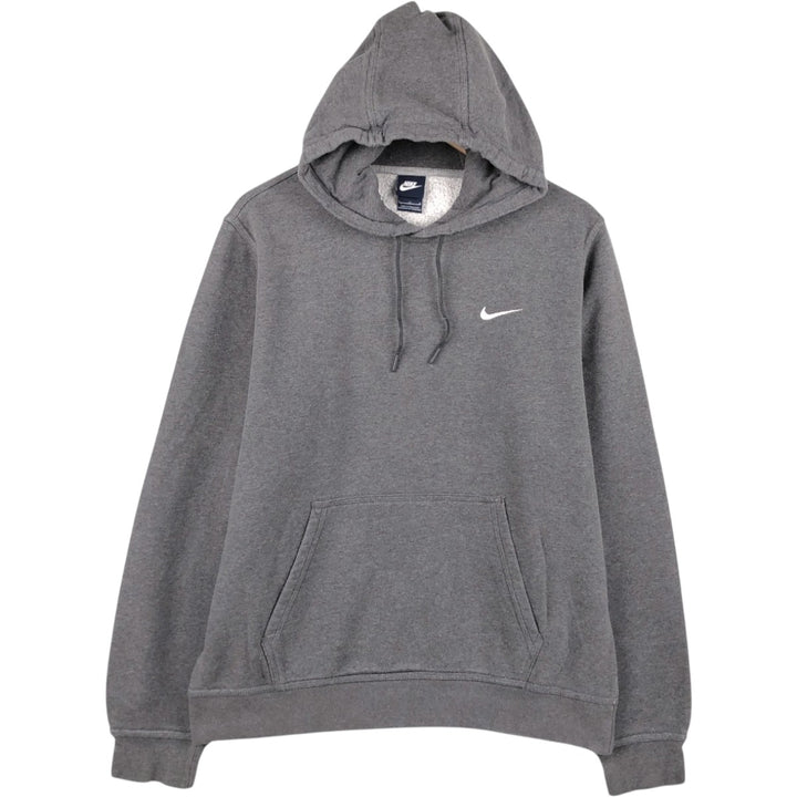 Nike Sweat Pullover Hoodie, Men's Size L cotton gray type Vintage Second Hand