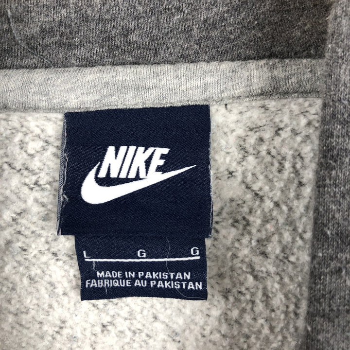 Nike Sweat Pullover Hoodie, Men's Size L cotton gray type Vintage Second Hand