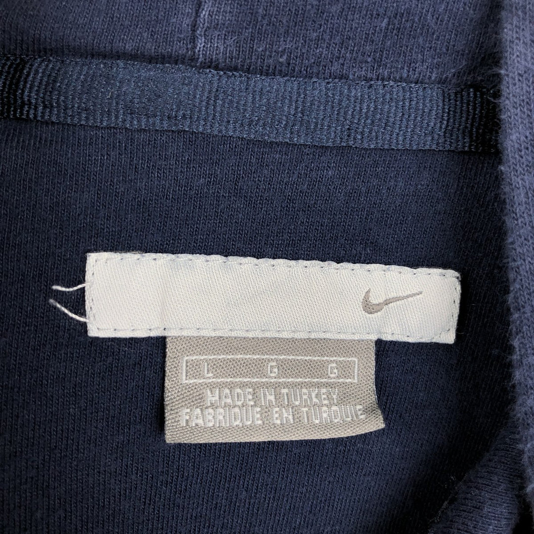 00'S Nike Sweat Pullover Hoodie Men's Size L cotton navy blue type Vintage Second Hand