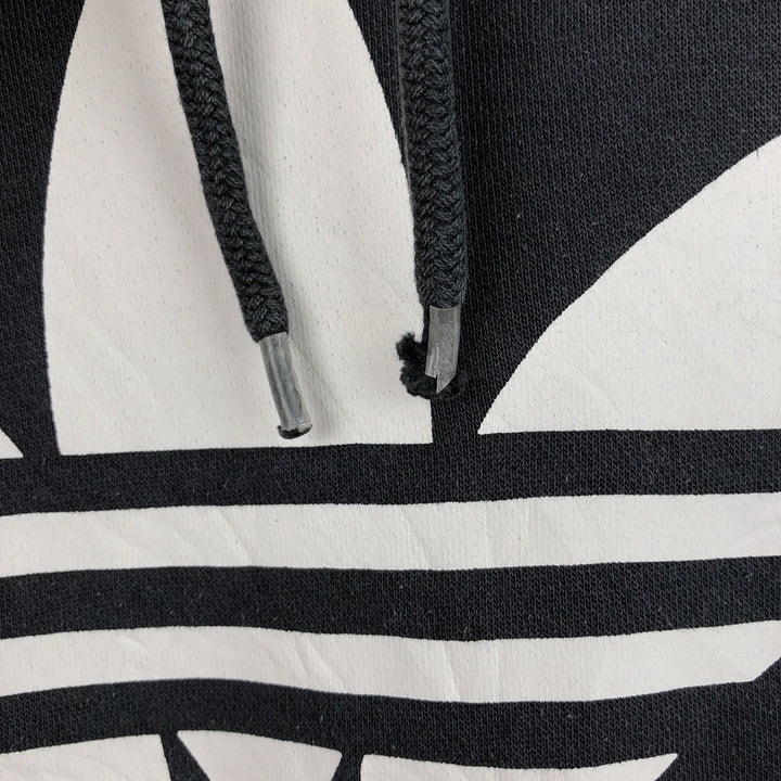 Adidas Originals Sweatshirt Pullover Hoodie, Men's Size L cotton black type Vintage Second Hand