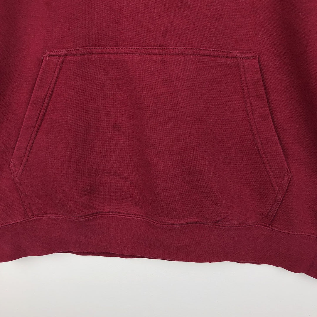 2000'S Adidas sweatshirt pullover hoodie, men's XL cotton red type Vintage Second Hand